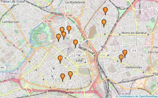 plan Poésie Lille Associations poésie Lille : 20 associations