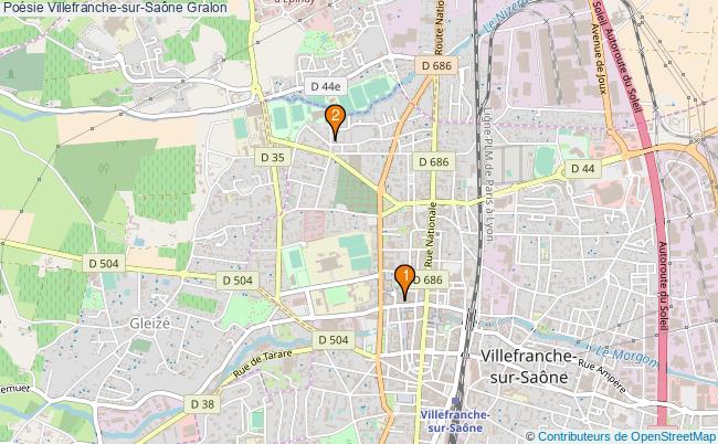 plan Poésie Villefranche-sur-Saône Associations poésie Villefranche-sur-Saône : 3 associations