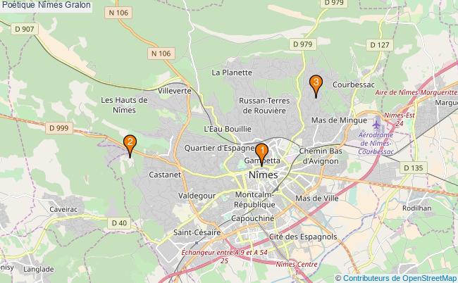 plan Poétique Nîmes Associations Poétique Nîmes : 3 associations