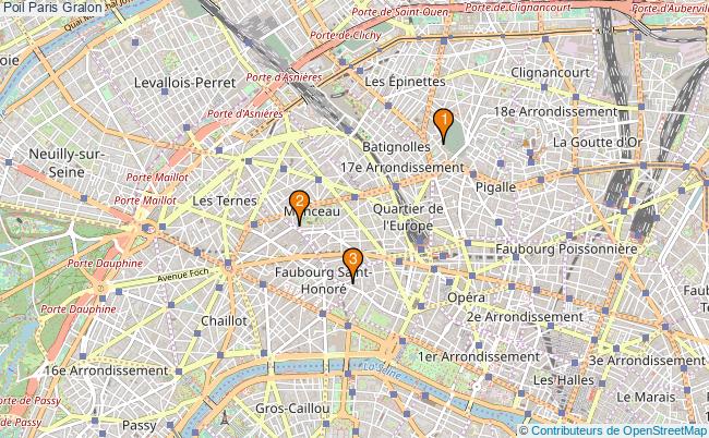 plan Poil Paris Associations poil Paris : 3 associations