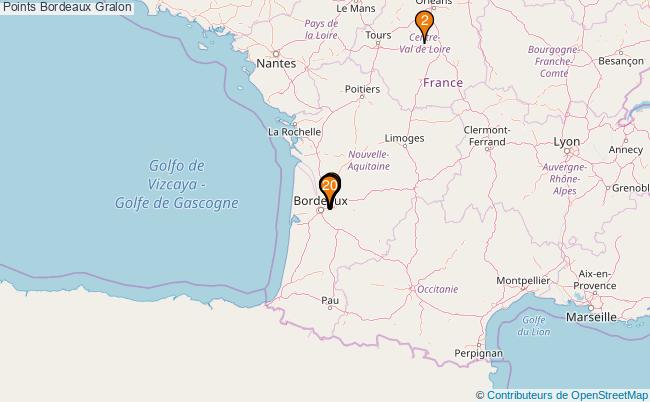 plan Points Bordeaux Associations Points Bordeaux : 21 associations