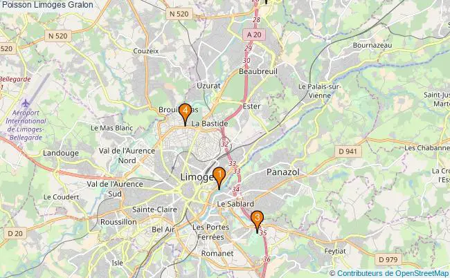plan Poisson Limoges Associations Poisson Limoges : 4 associations