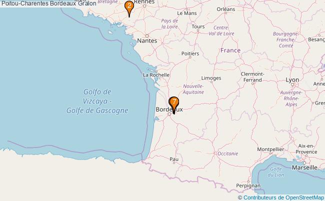 plan Poitou-Charentes Bordeaux Associations Poitou-Charentes Bordeaux : 7 associations
