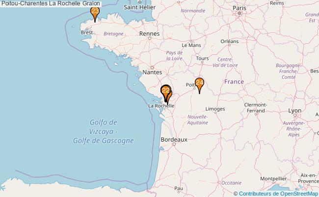 plan Poitou-Charentes La Rochelle Associations Poitou-Charentes La Rochelle : 23 associations