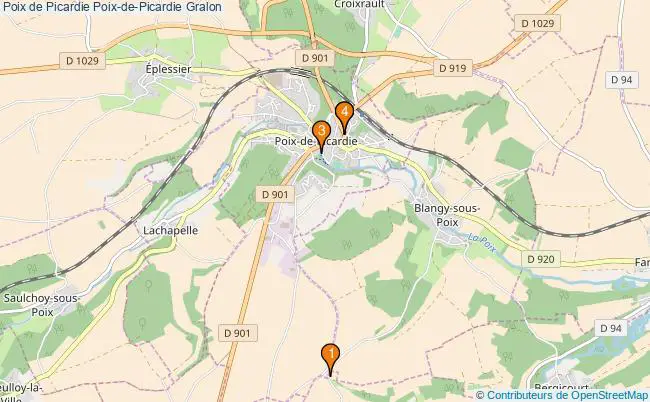 plan Poix de Picardie Poix-de-Picardie Associations Poix de Picardie Poix-de-Picardie : 4 associations