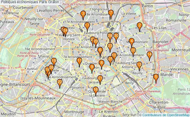 plan Politiques économiques Paris Associations politiques économiques Paris : 111 associations