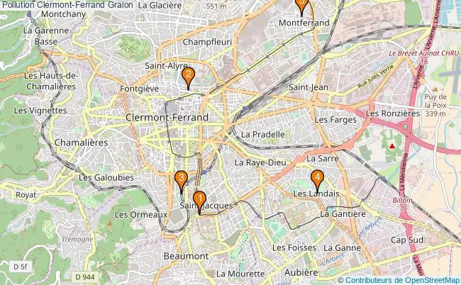 plan Pollution Clermont-Ferrand Associations Pollution Clermont-Ferrand : 5 associations