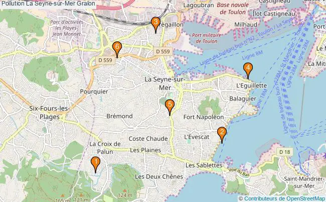 plan Pollution La Seyne-sur-Mer Associations Pollution La Seyne-sur-Mer : 6 associations