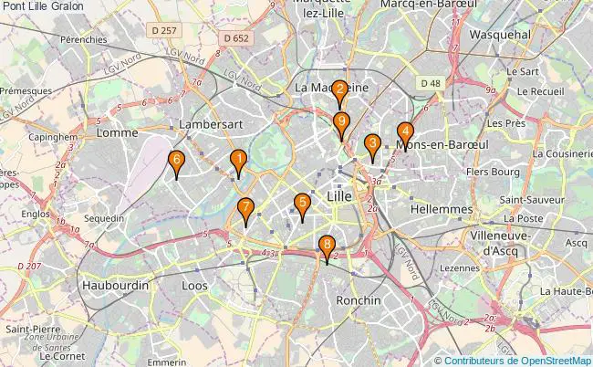 plan Pont Lille Associations pont Lille : 11 associations
