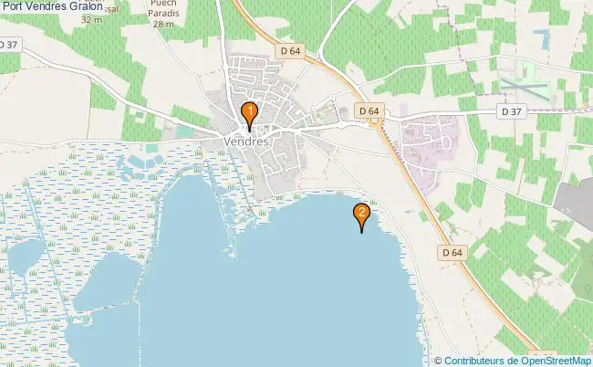 plan Port Vendres Associations Port Vendres : 2 associations