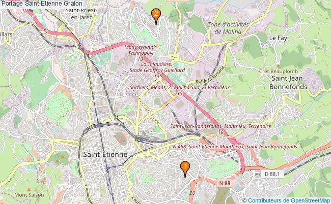 plan Portage Saint-Etienne Associations portage Saint-Etienne : 3 associations