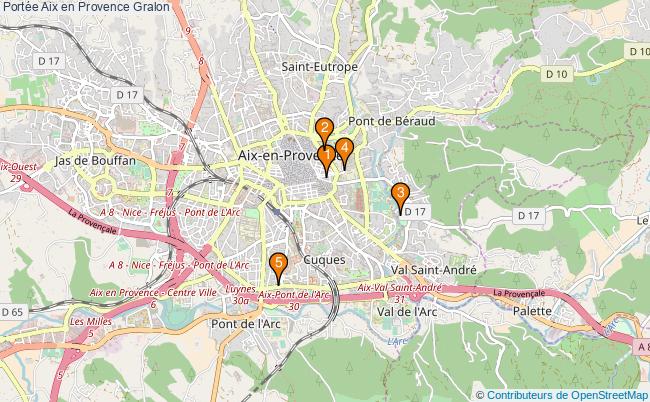 plan Portée Aix en Provence Associations Portée Aix en Provence : 6 associations