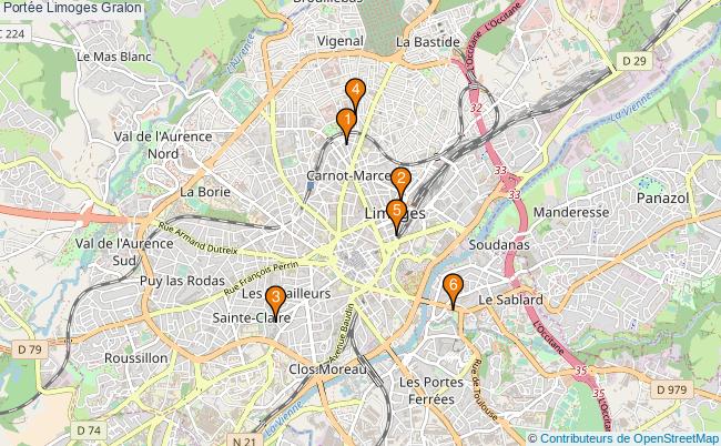 plan Portée Limoges Associations Portée Limoges : 6 associations