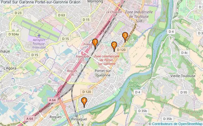 plan Portet Sur Garonne Portet-sur-Garonne Associations Portet Sur Garonne Portet-sur-Garonne : 3 associations