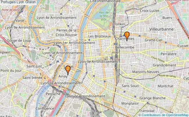 plan Portugais Lyon Associations Portugais Lyon : 3 associations