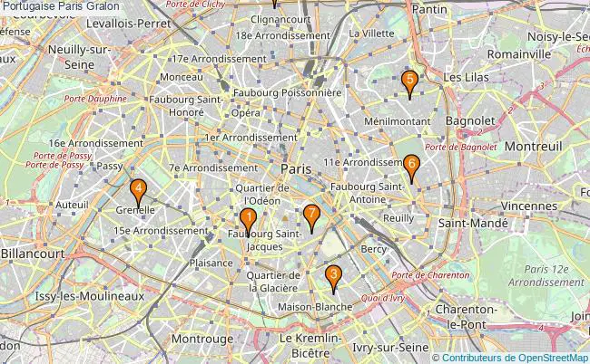 plan Portugaise Paris Associations portugaise Paris : 9 associations