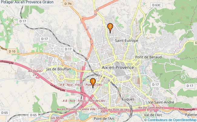 plan Potager Aix en Provence Associations potager Aix en Provence : 4 associations