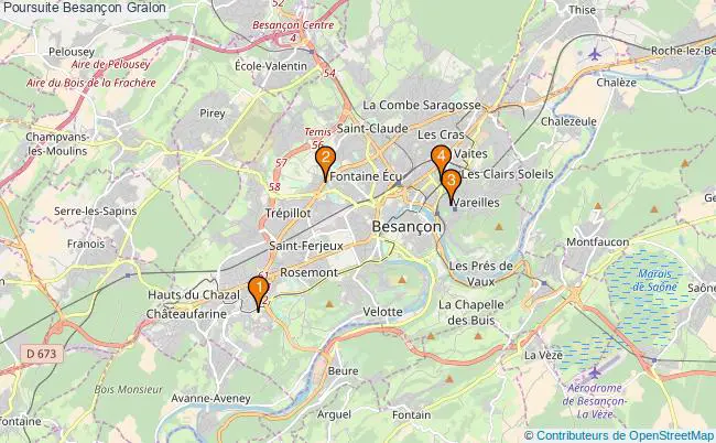 plan Poursuite Besançon Associations poursuite Besançon : 4 associations