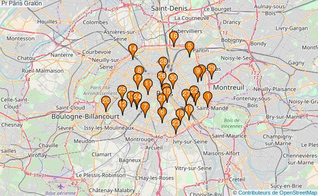 plan Pr Paris Associations pr Paris : 82 associations