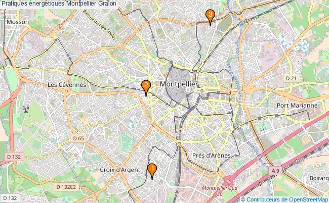 plan Pratiques énergétiques Montpellier Associations pratiques énergétiques Montpellier : 3 associations