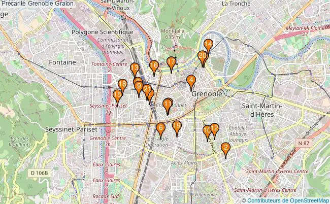 plan Précarité Grenoble Associations précarité Grenoble : 30 associations