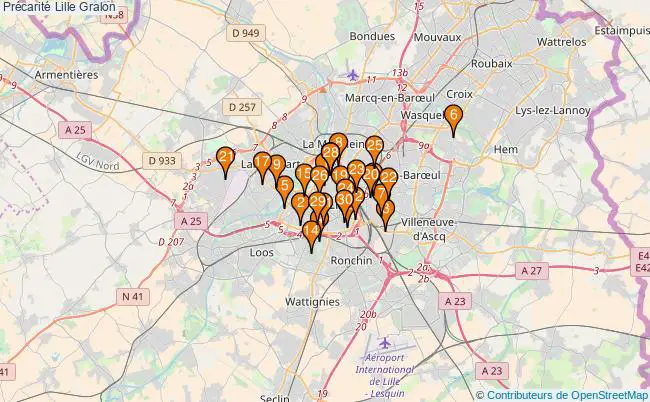 plan Précarité Lille Associations précarité Lille : 53 associations
