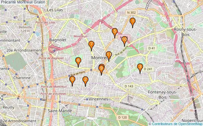 plan Précarité Montreuil Associations précarité Montreuil : 22 associations