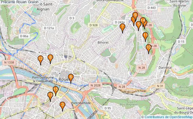plan Précarité Rouen Associations précarité Rouen : 25 associations