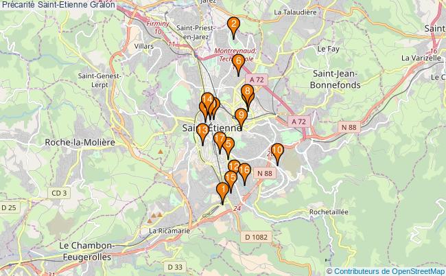 plan Précarité Saint-Etienne Associations précarité Saint-Etienne : 26 associations