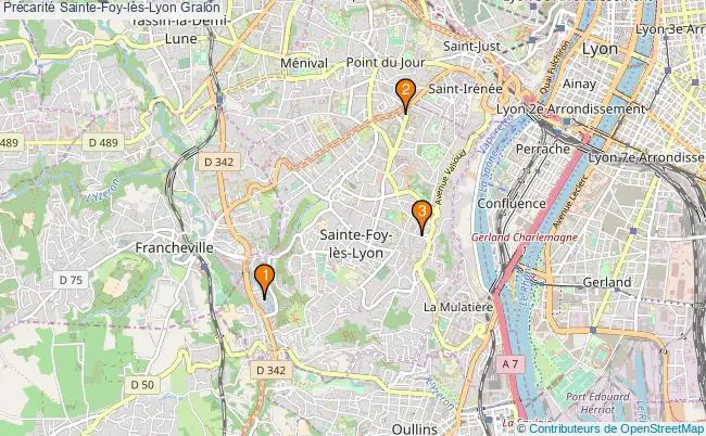 plan Précarité Sainte-Foy-lès-Lyon Associations précarité Sainte-Foy-lès-Lyon : 3 associations