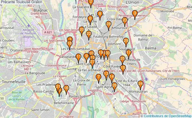 plan Précarité Toulouse Associations précarité Toulouse : 73 associations