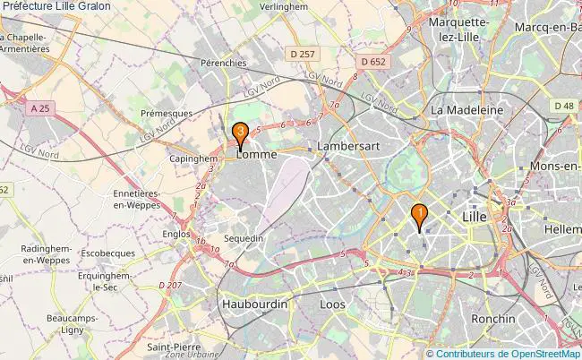 plan Préfecture Lille Associations préfecture Lille : 3 associations