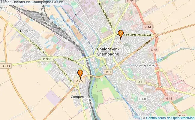 plan Préfet Châlons-en-Champagne Associations préfet Châlons-en-Champagne : 2 associations