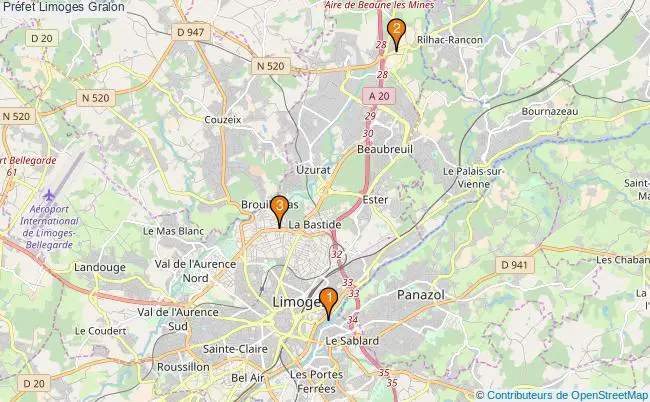 plan Préfet Limoges Associations préfet Limoges : 3 associations