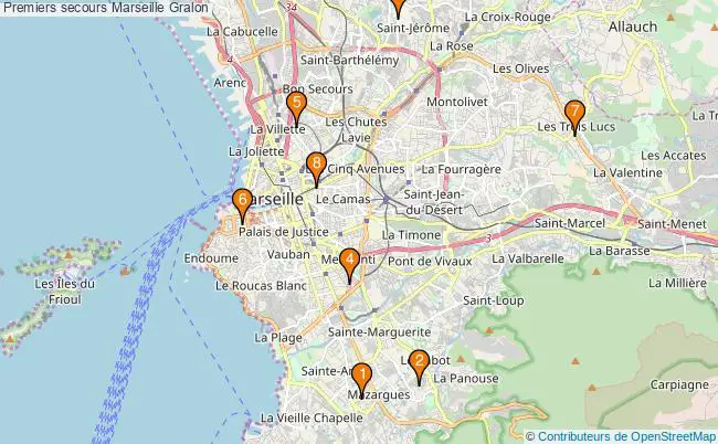 plan Premiers secours Marseille Associations premiers secours Marseille : 12 associations