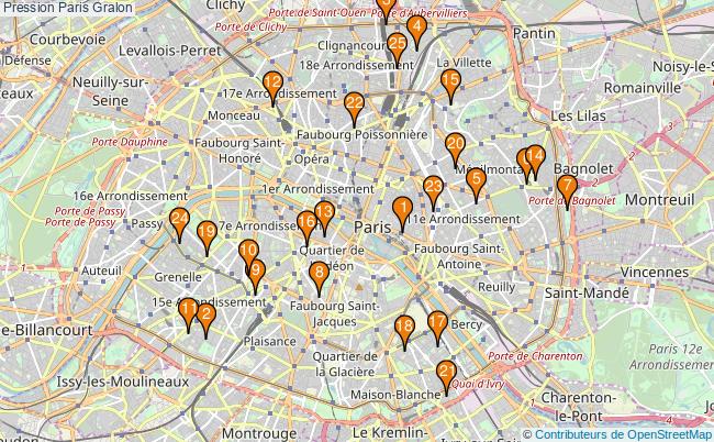 plan Pression Paris Associations pression Paris : 29 associations