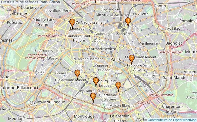 plan Prestataire de services Paris Associations prestataire de services Paris : 11 associations