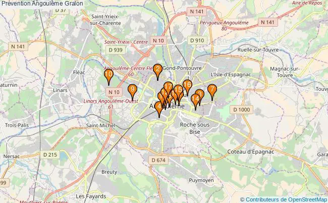 plan Prévention Angoulême Associations prévention Angoulême : 18 associations