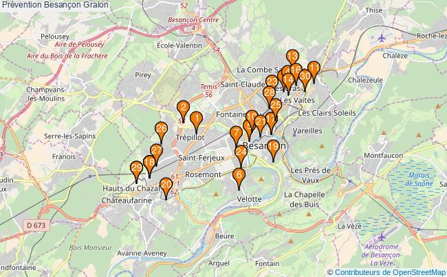 plan Prévention Besançon Associations prévention Besançon : 56 associations