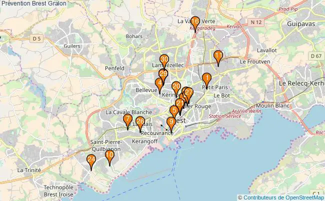 plan Prévention Brest Associations prévention Brest : 51 associations