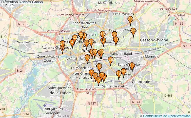 plan Prévention Rennes Associations prévention Rennes : 91 associations