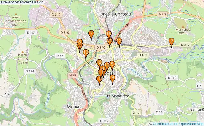 plan Prévention Rodez Associations prévention Rodez : 18 associations