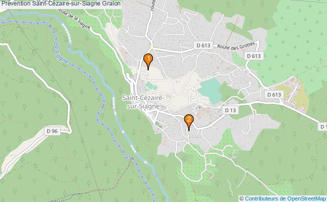 plan Prévention Saint-Cézaire-sur-Siagne Associations prévention Saint-Cézaire-sur-Siagne : 3 associations