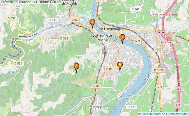 plan Prévention Tournon-sur-Rhône Associations prévention Tournon-sur-Rhône : 6 associations