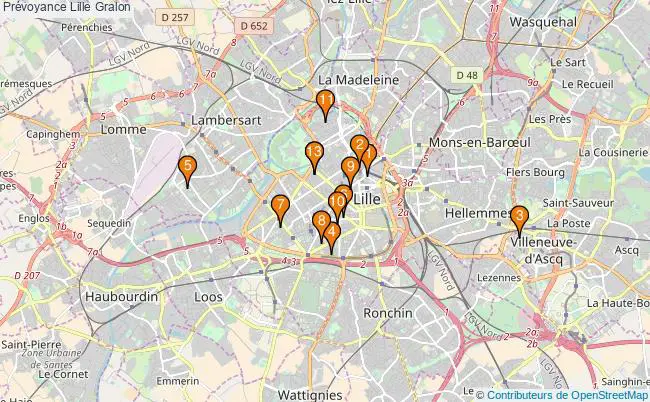 plan Prévoyance Lille Associations prévoyance Lille : 14 associations