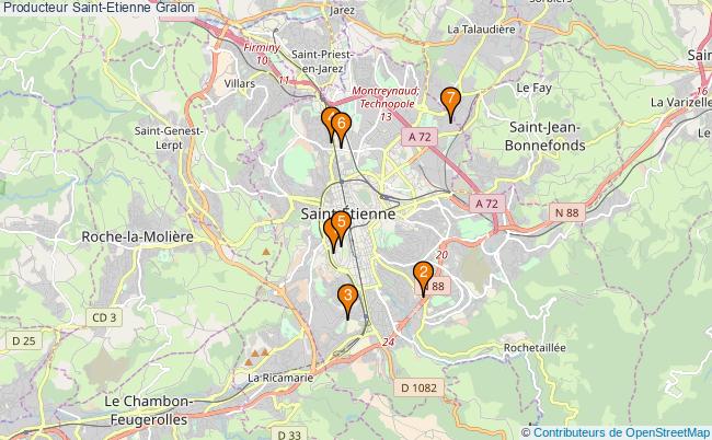 plan Producteur Saint-Etienne Associations producteur Saint-Etienne : 7 associations