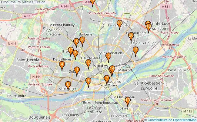 plan Producteurs Nantes Associations Producteurs Nantes : 31 associations