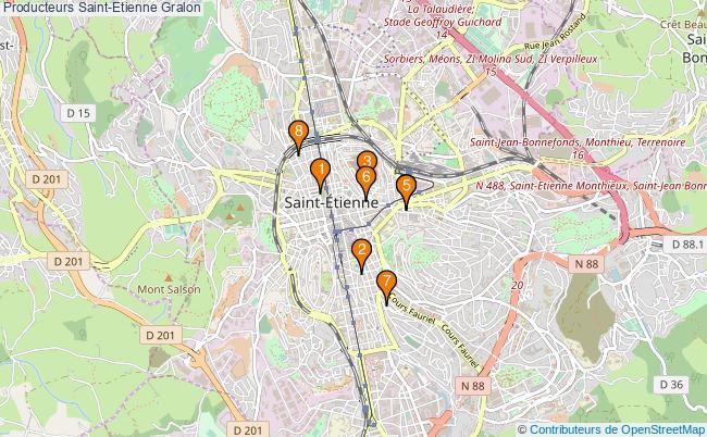 plan Producteurs Saint-Etienne Associations Producteurs Saint-Etienne : 8 associations