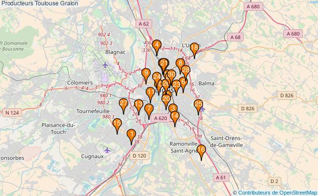 plan Producteurs Toulouse Associations Producteurs Toulouse : 45 associations