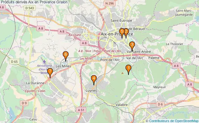 plan Produits dérivés Aix en Provence Associations produits dérivés Aix en Provence : 7 associations